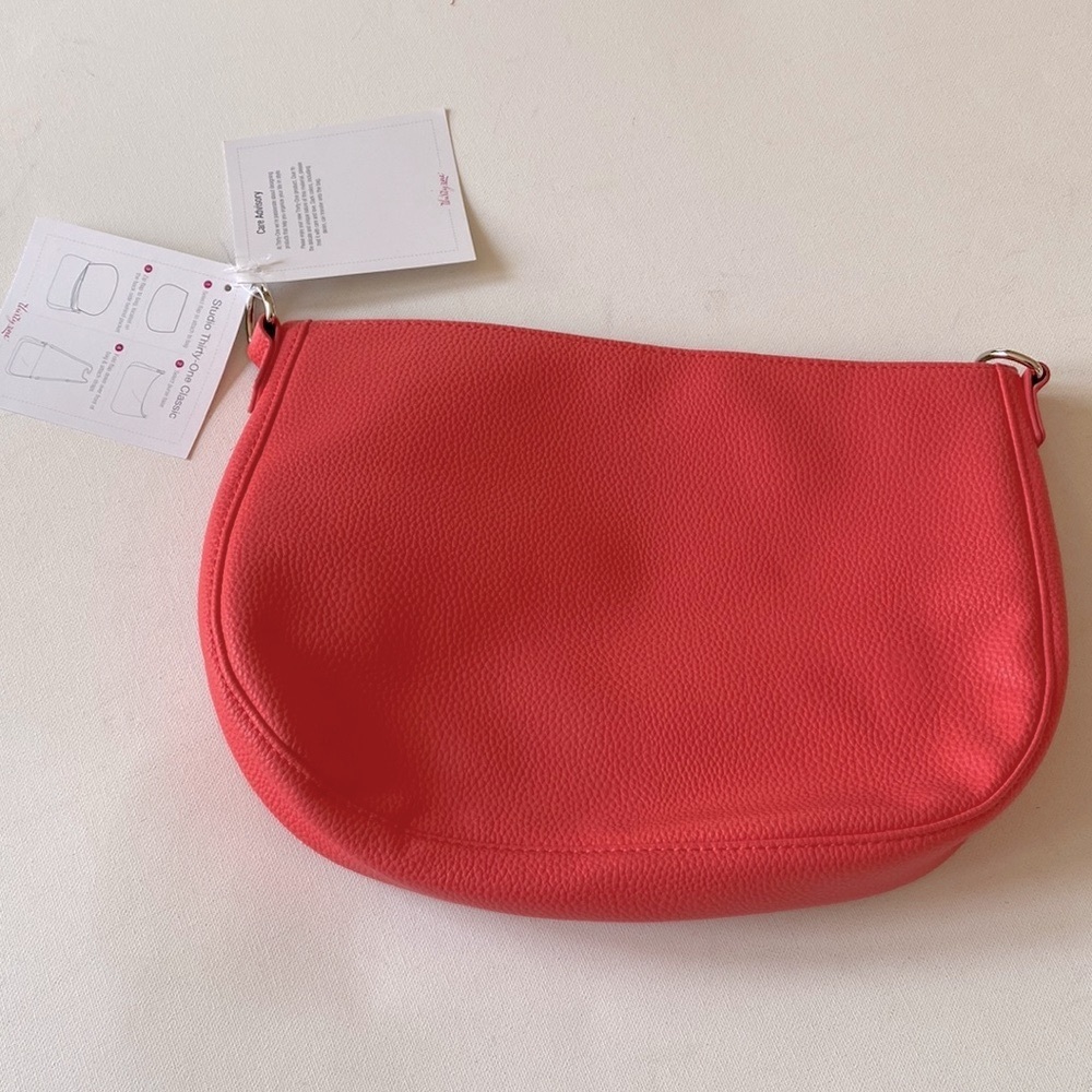 Small Coral‎ clutch purse without strap, NWT